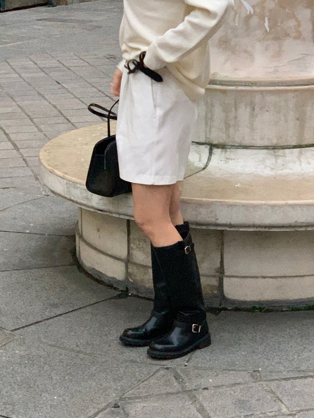 시테 핀턱 하프팬츠 상세 이미지 5