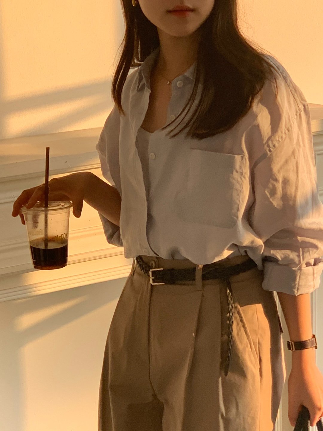 클래식 린넨100 셔츠 상세 이미지 4