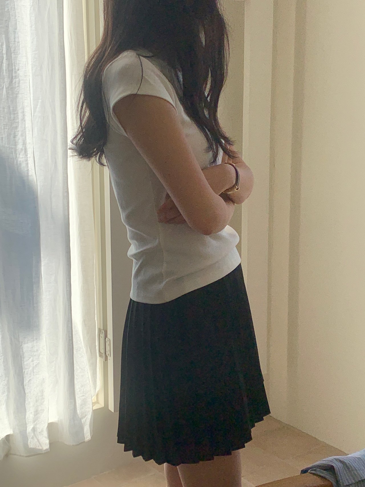 쿠키 라운드넥 반팔 티셔츠 상세 이미지 4