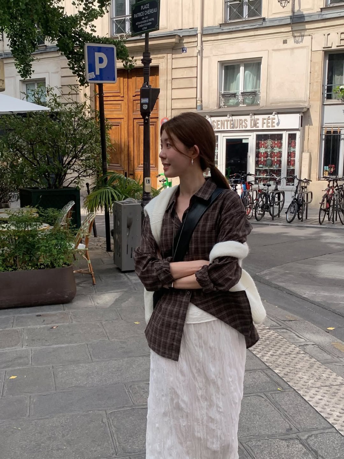 다프네 체크 셔츠 상세 이미지 3