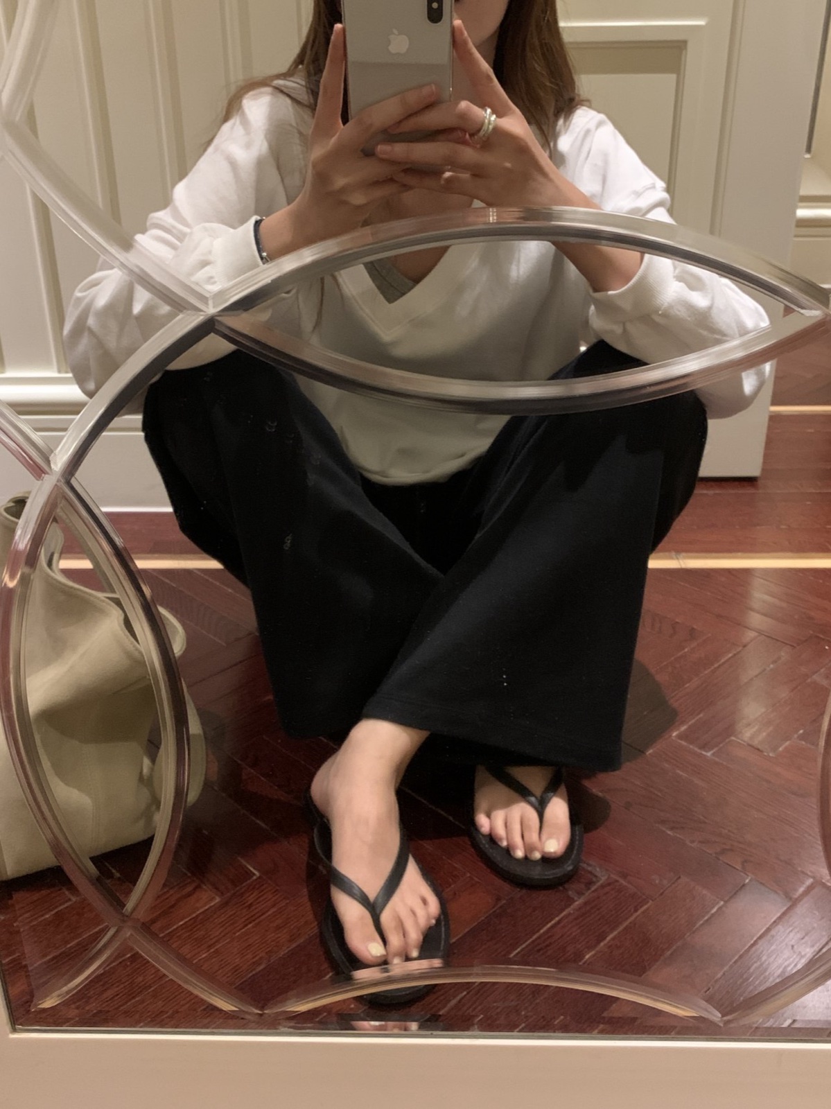 이지 와이드 스웻팬츠 상세 이미지 6