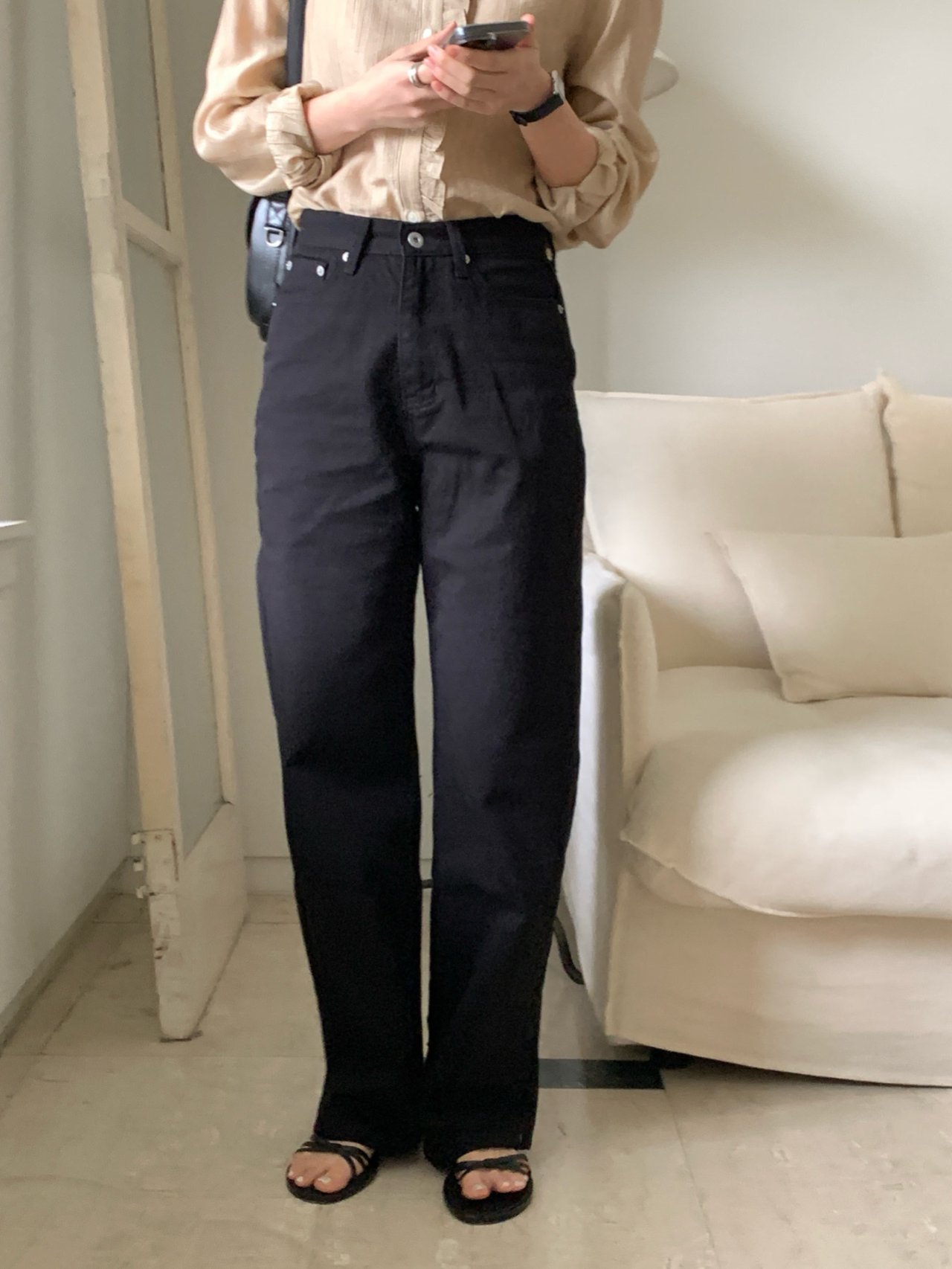에덴 가이하라 와이드 컬러 데님 상세 이미지 8