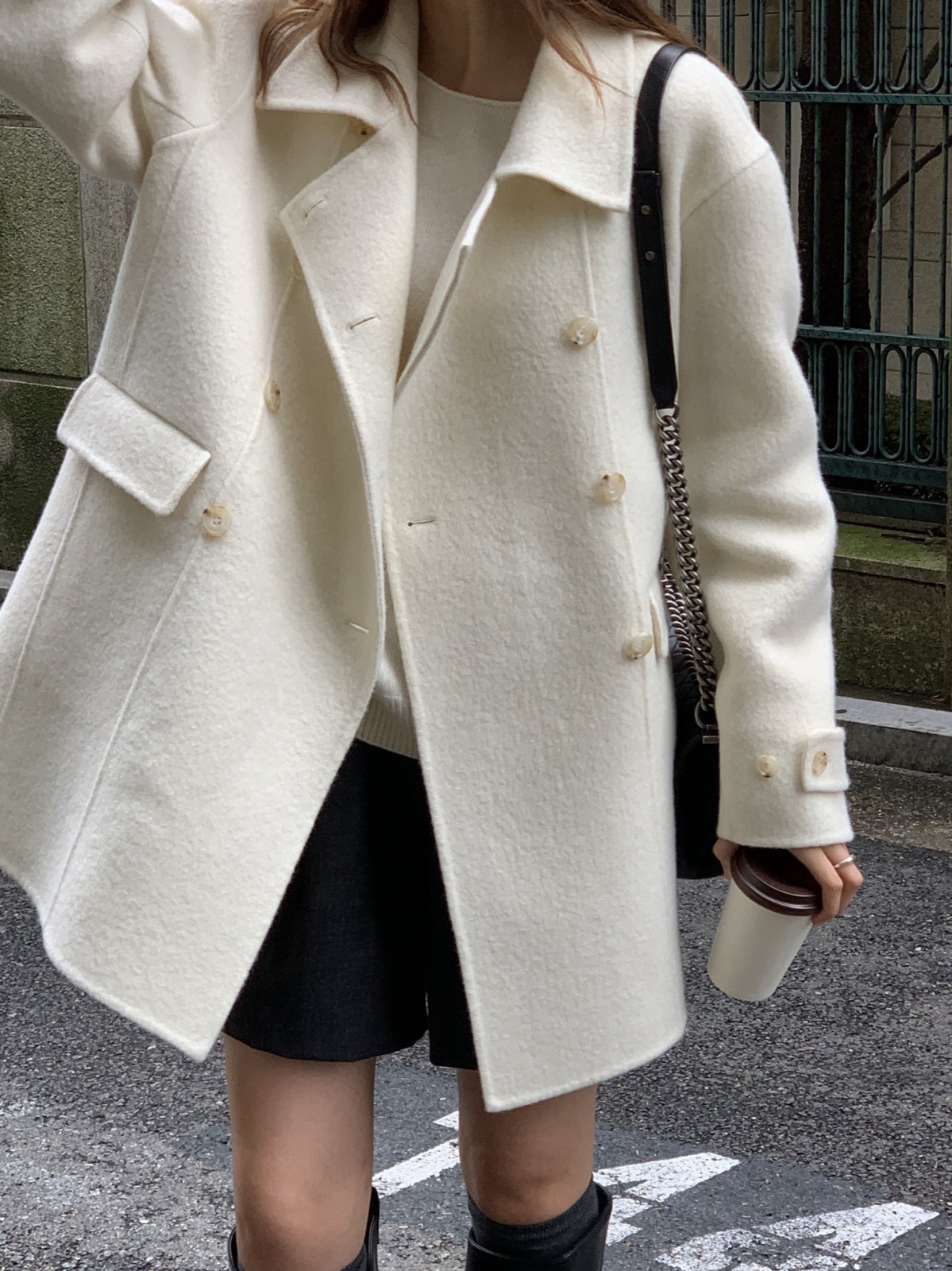 엘렌 더블 핸드메이드 코트 상세 이미지 6