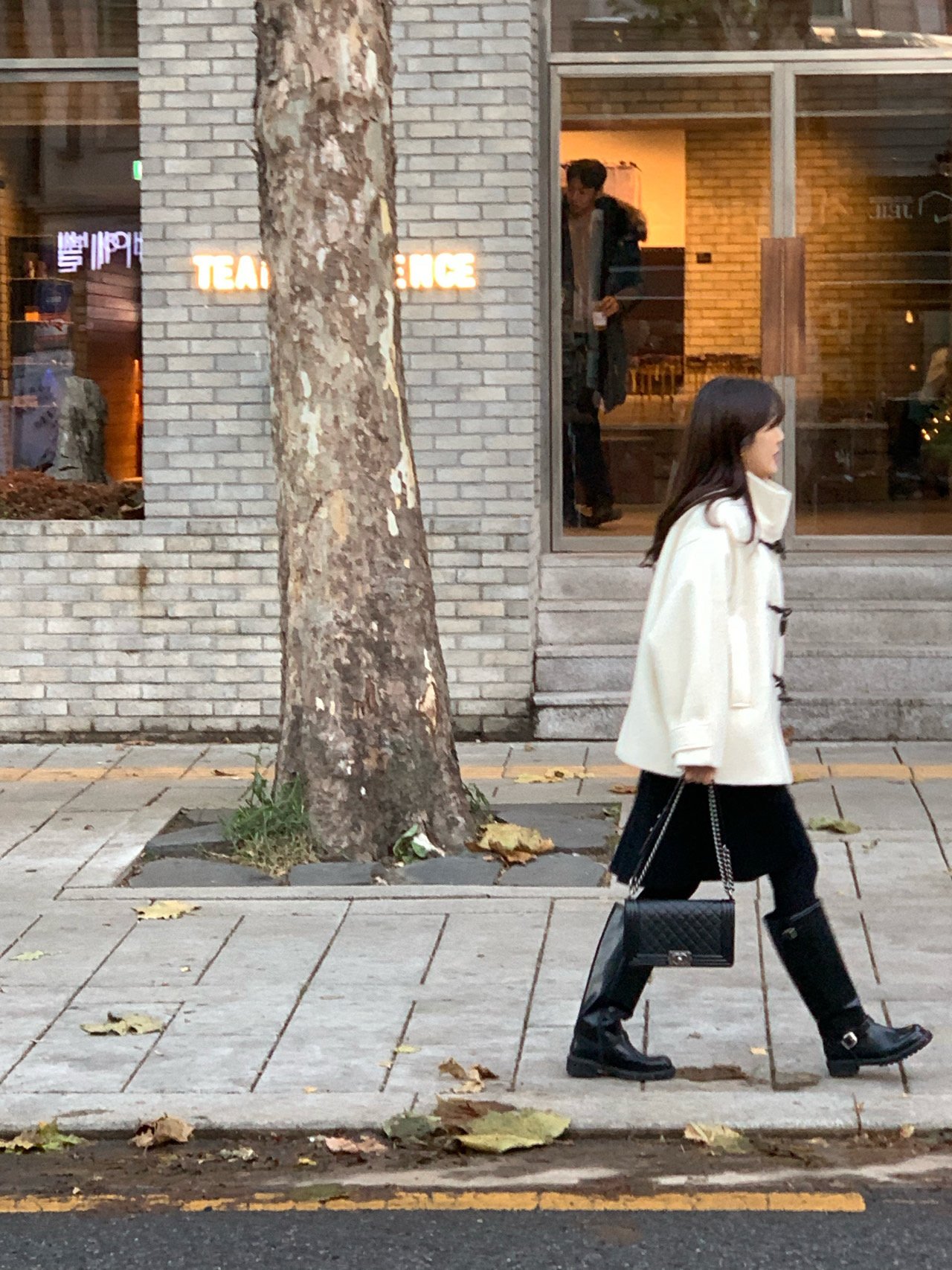 이브 울 하이넥 더플 하프코트 상세 이미지 2