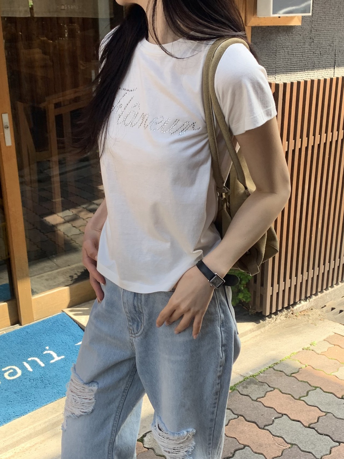 플레르 비쥬 반팔 티셔츠 상세 이미지 2
