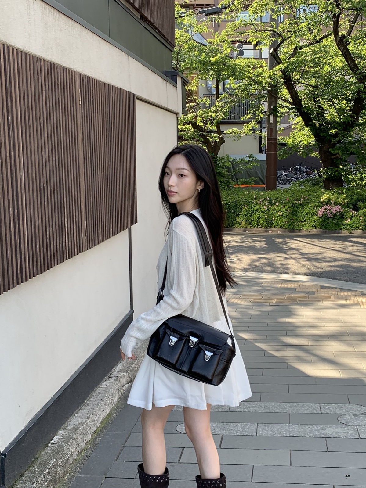 플렉스 골지 라운드 가디건 상세 이미지 6