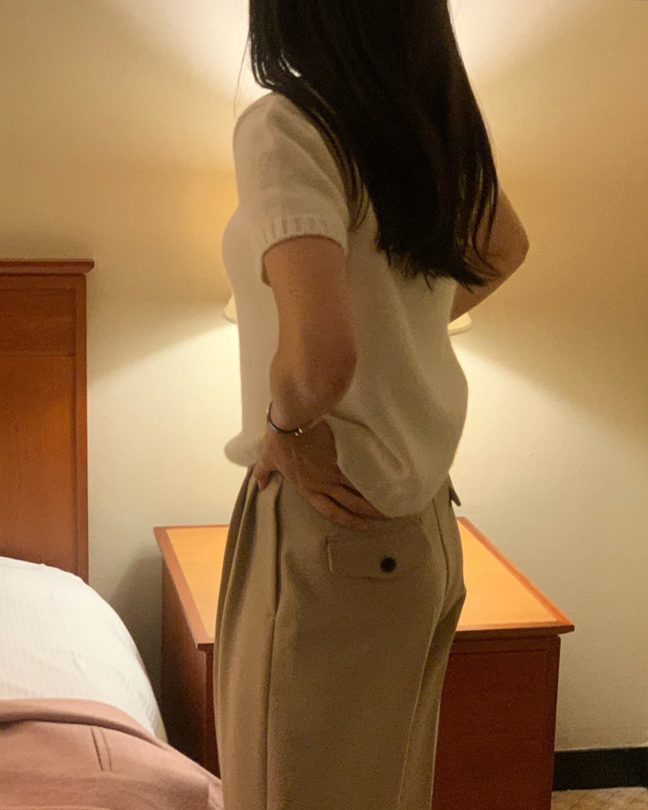 플로우 투핀턱 슬랙스 상세 이미지 7