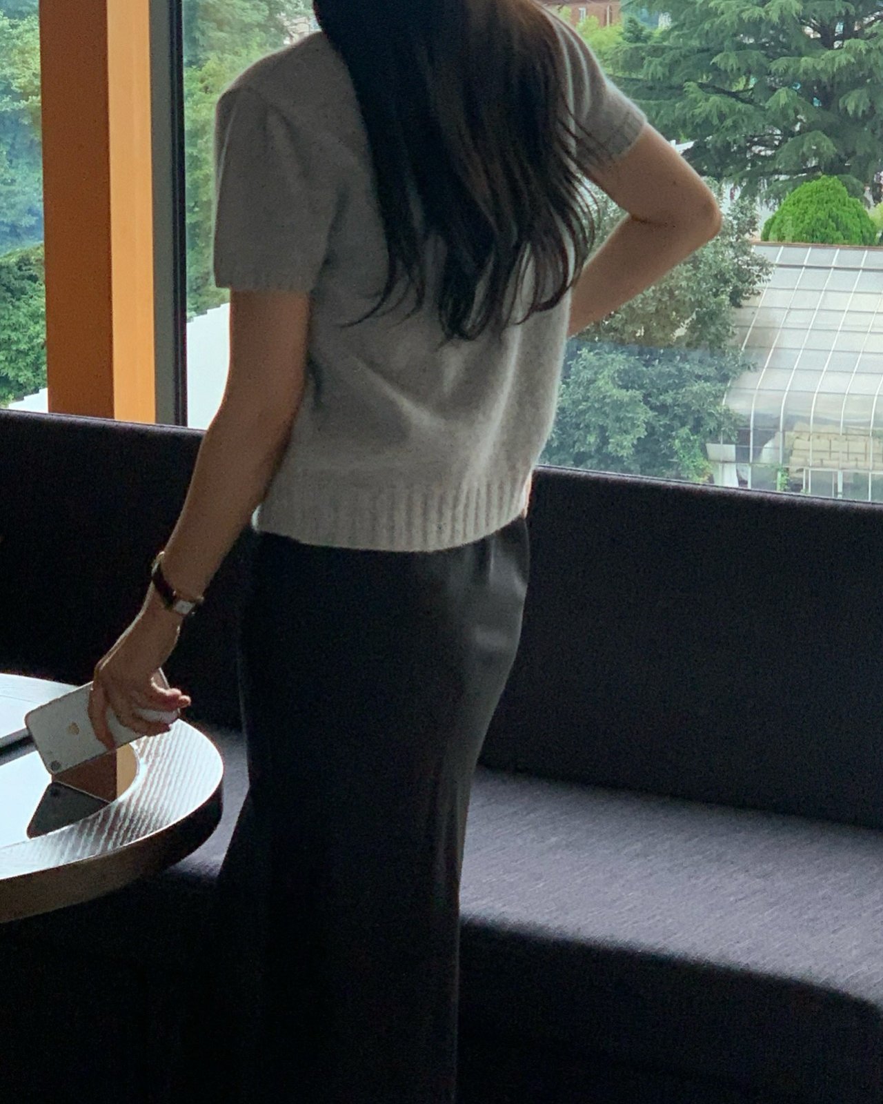 폭스 퍼프 반팔 가디건 상세 이미지 4