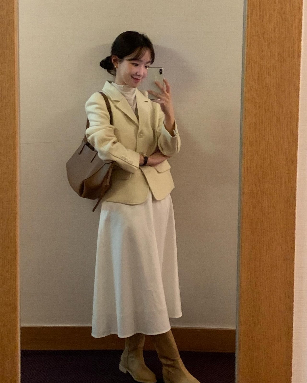 프릴 텐셀 반폴라 반팔 티셔츠 상세 이미지 8