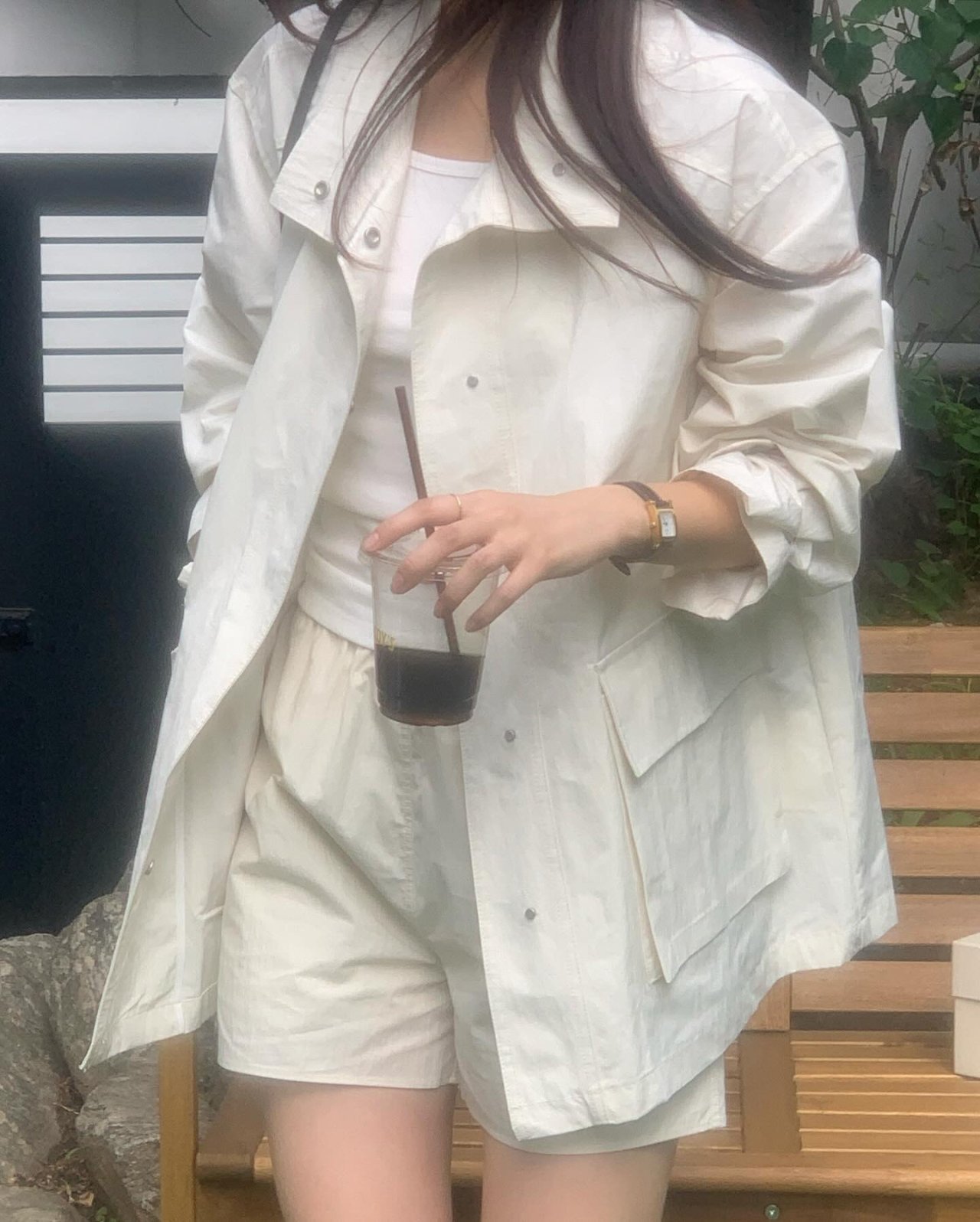 무지 홀터넥 나시 상세 이미지 8