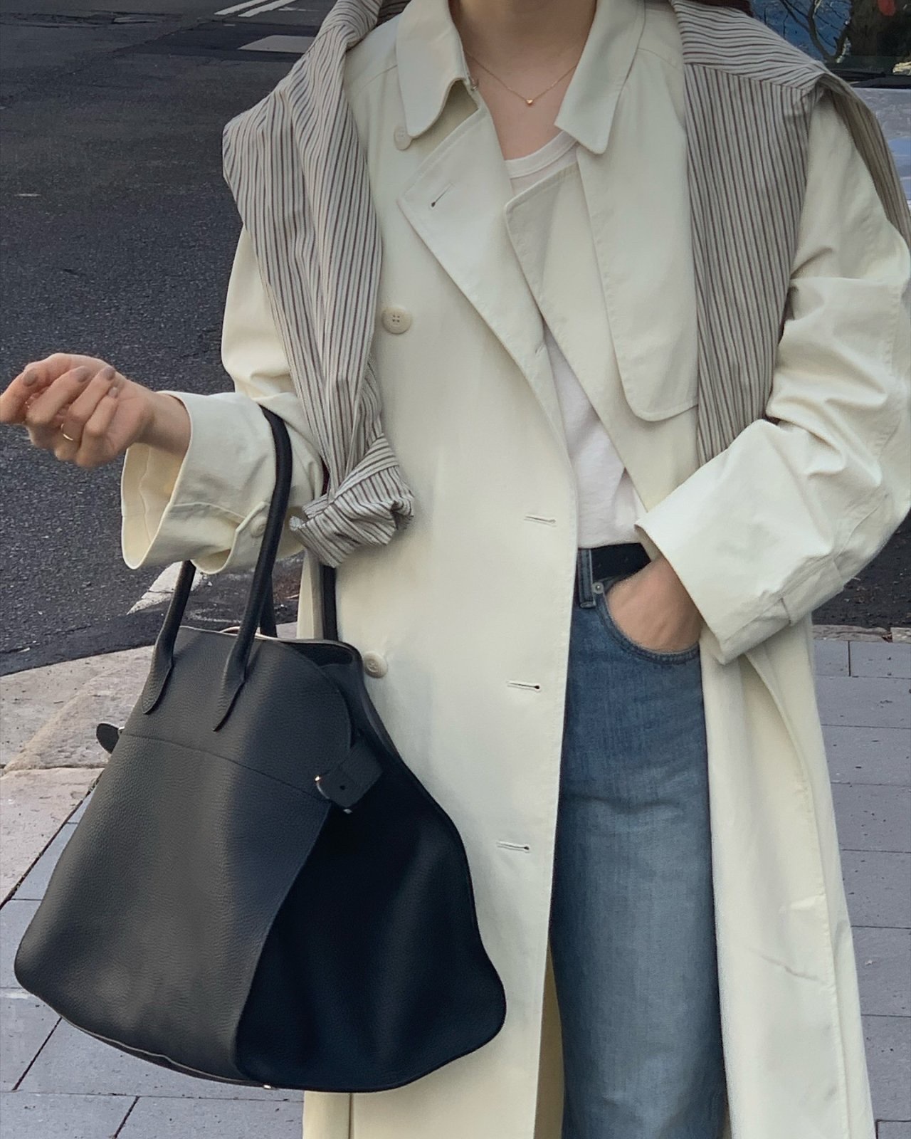 하이드 롱 트렌치 코트 상세 이미지 2