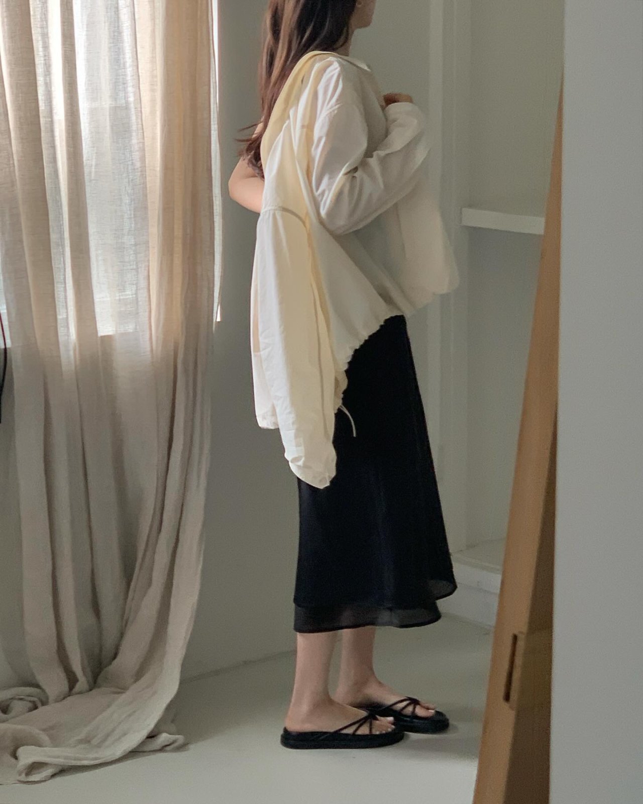줄리앙 텐셀 레이어드 원피스 상세 이미지 4