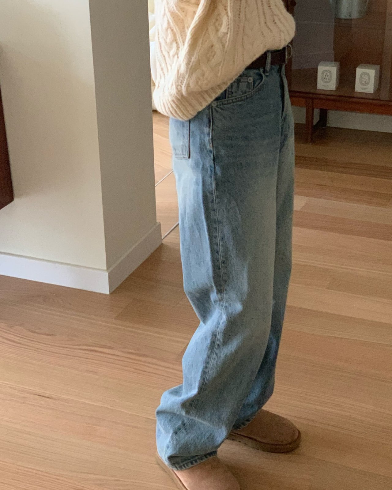 가이하라 와이드 데님 상세 이미지 7