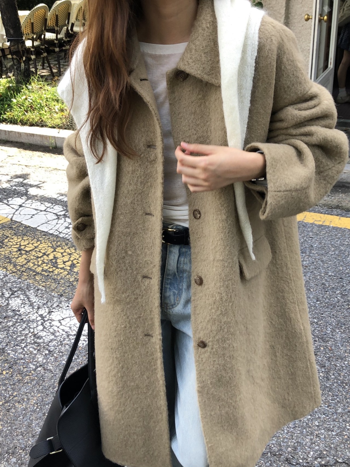 레아 알파카 핸드메이드 코트 상세 이미지 1
