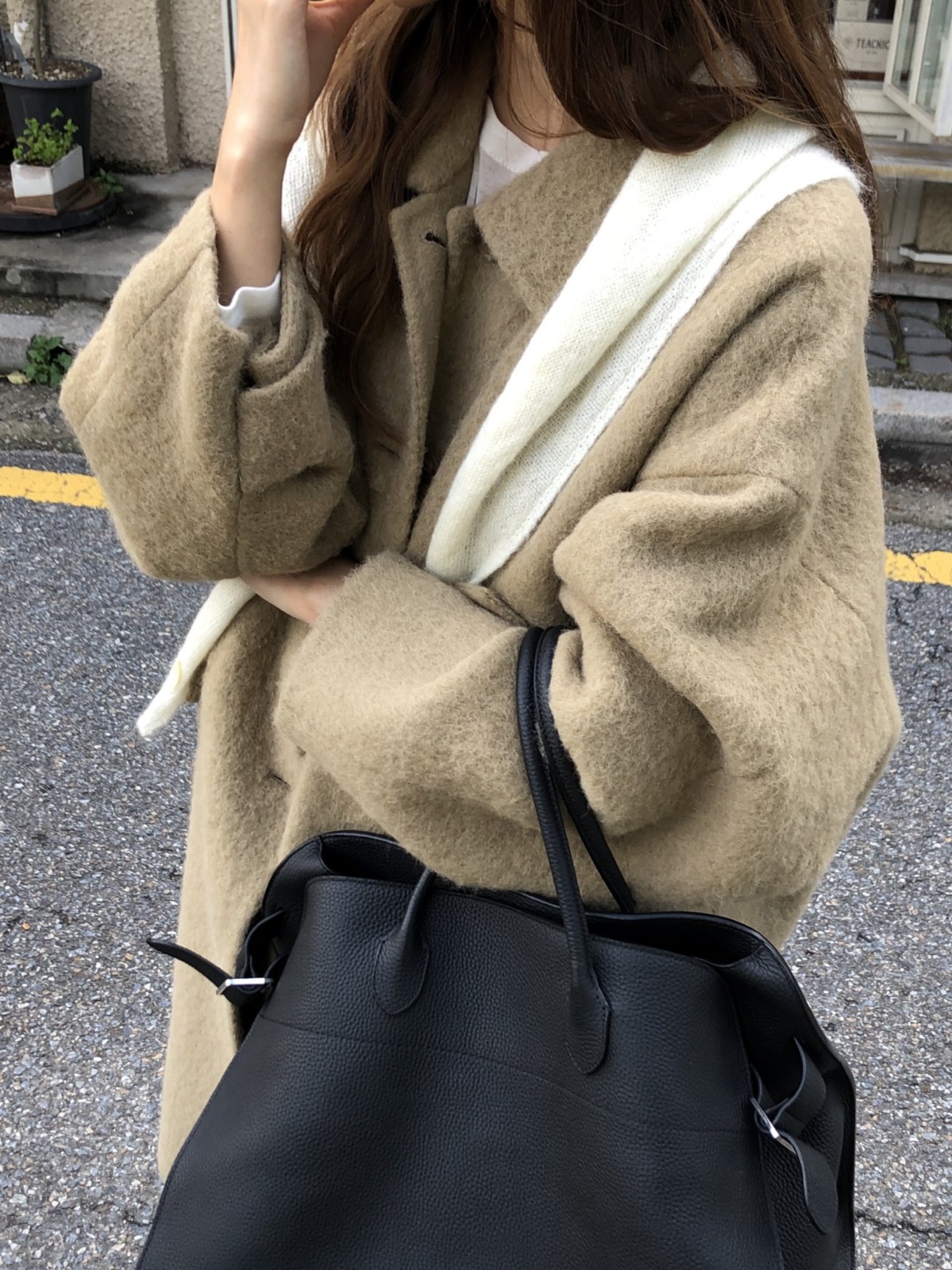 레아 알파카 핸드메이드 코트 상세 이미지 2