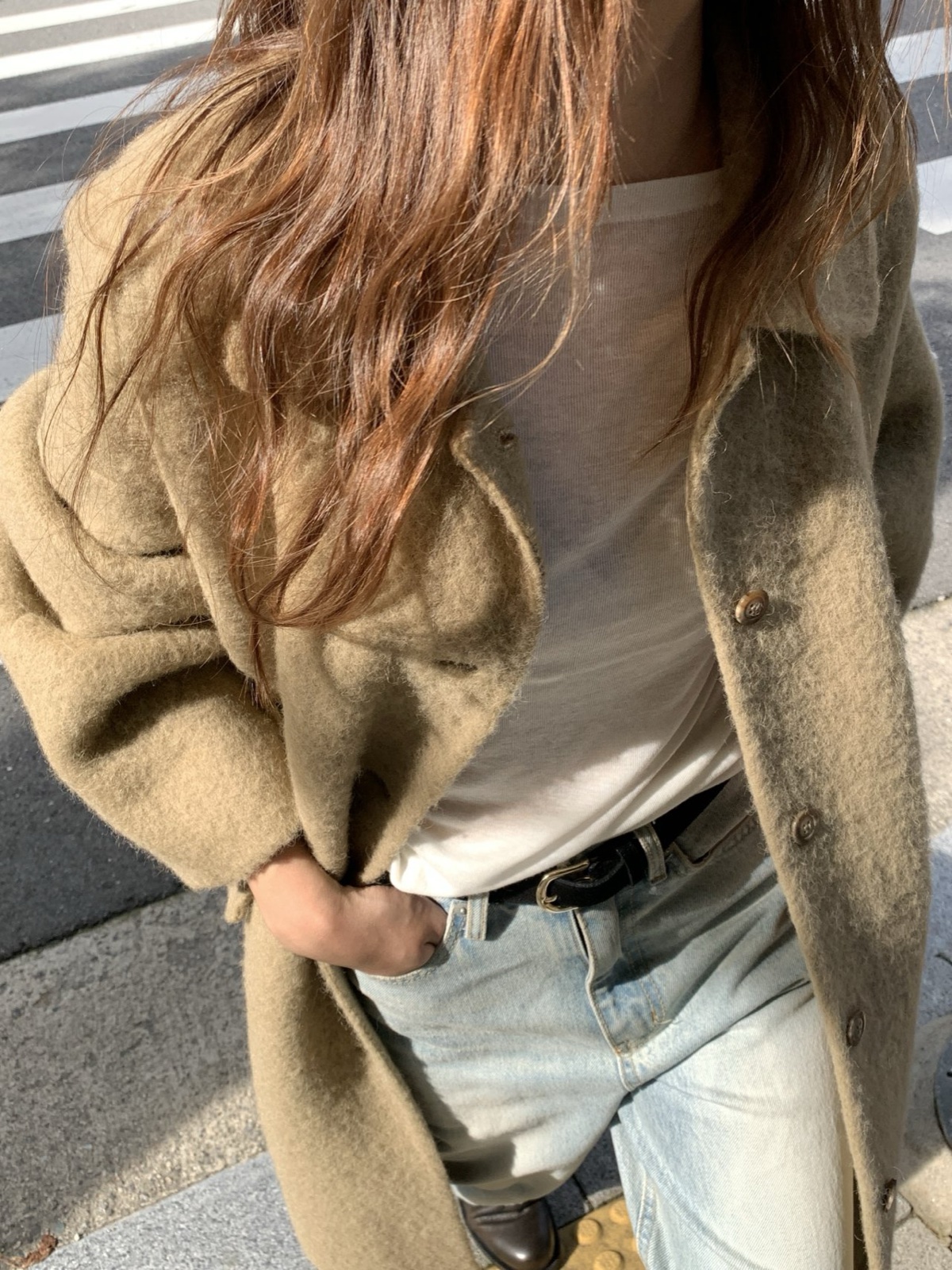 레아 알파카 핸드메이드 코트 상세 이미지 4