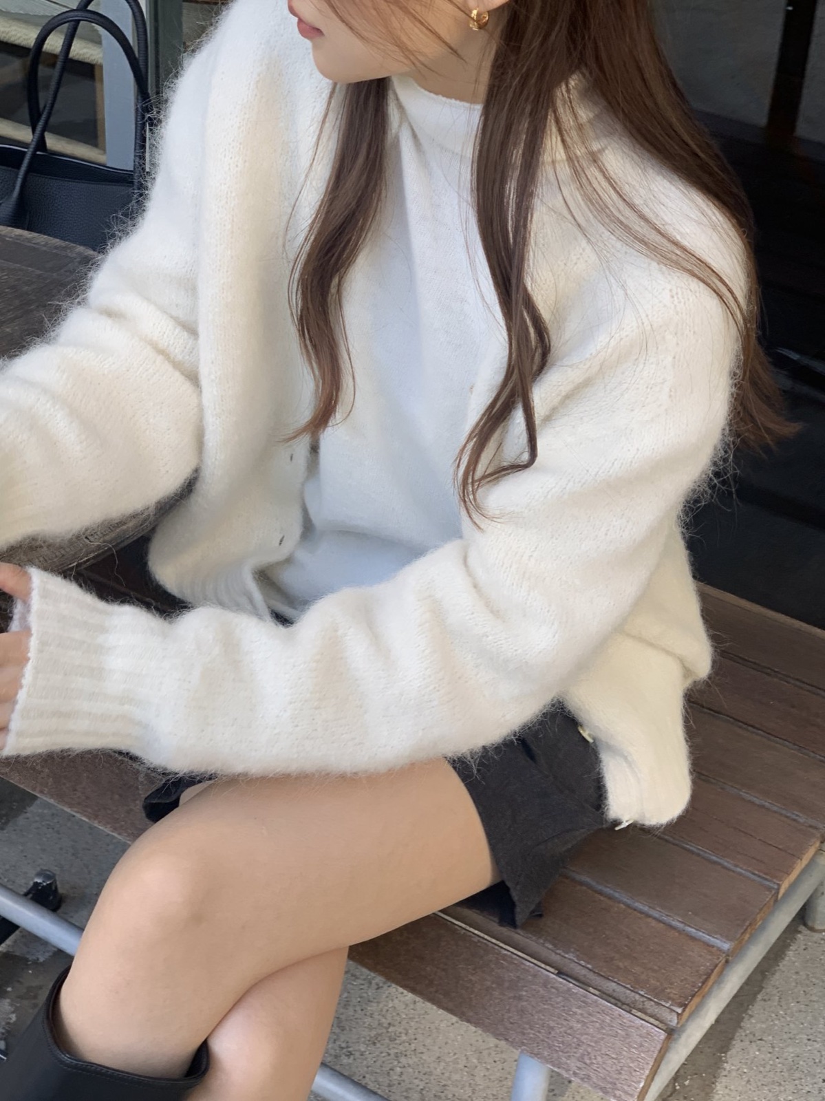 라노아 캐시미어 홀가먼트 터틀넥 니트 상세 이미지 10