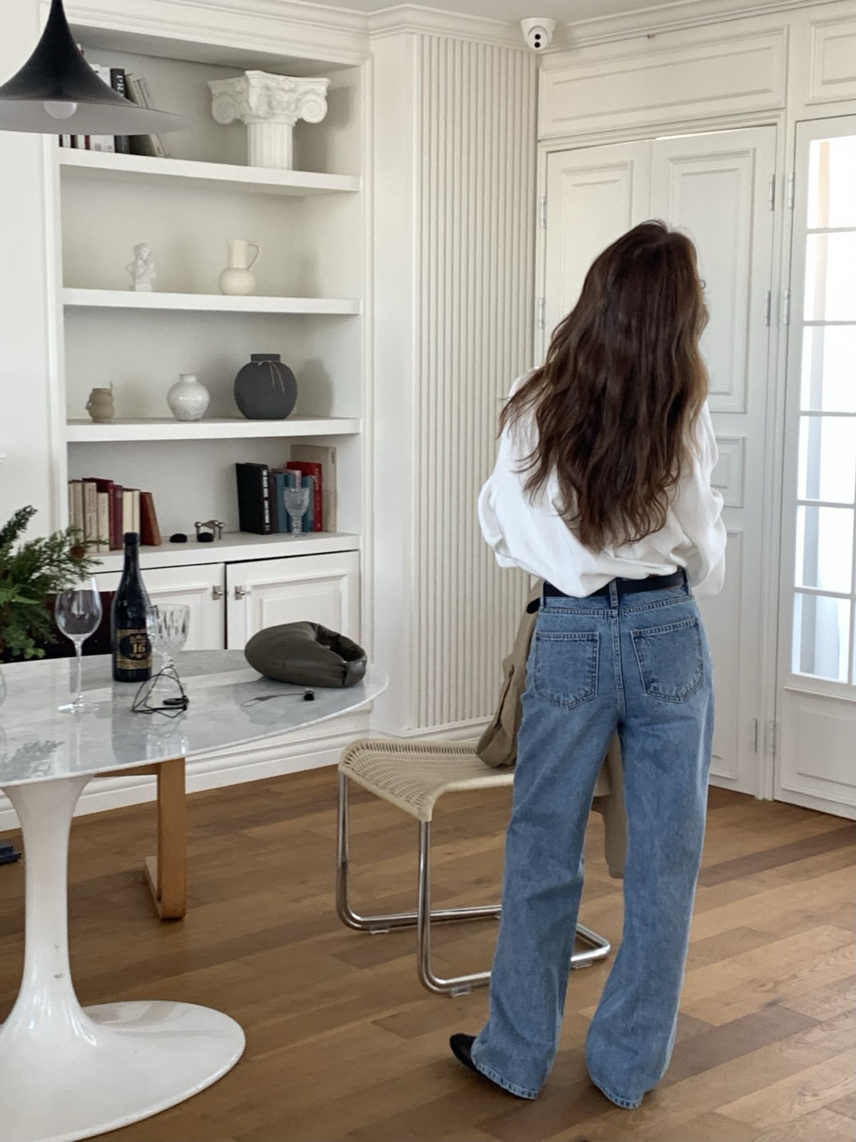 로라 스트레이트핏 데님 팬츠 상세 이미지 8