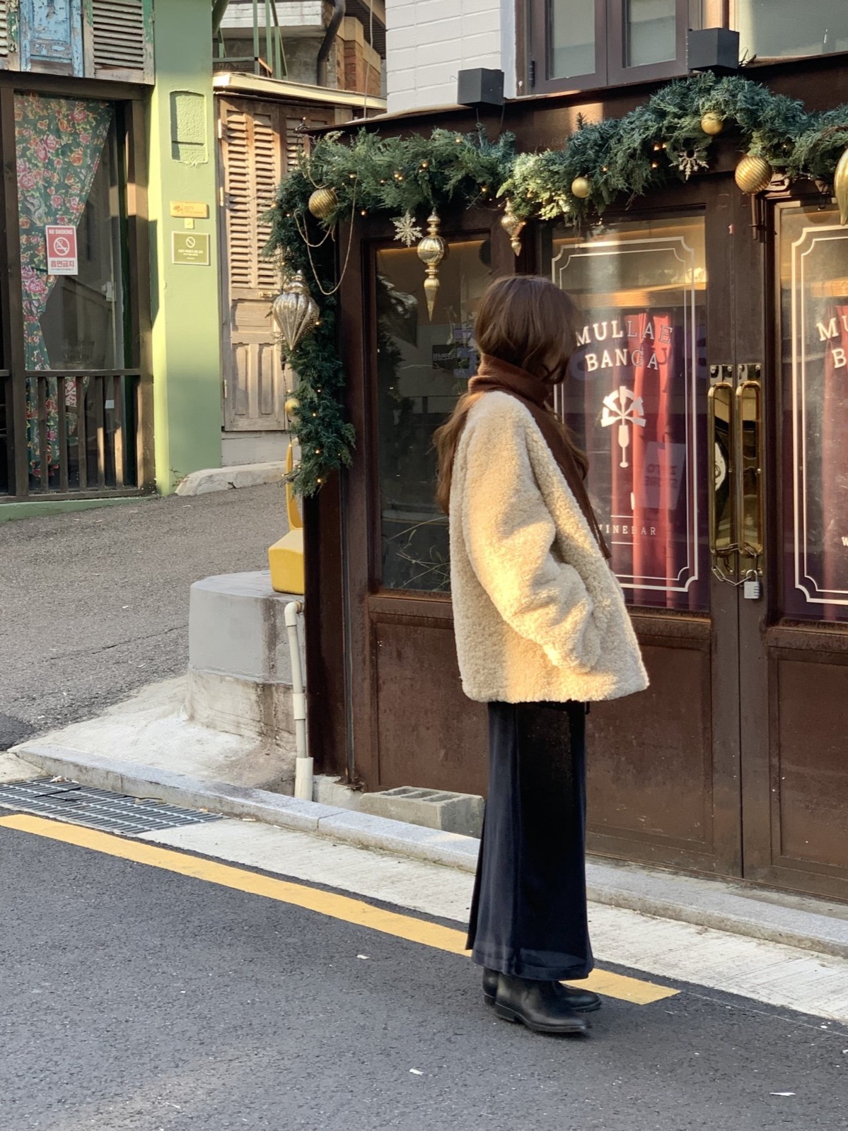 로잔 라운드넥 퍼 자켓 상세 이미지 9