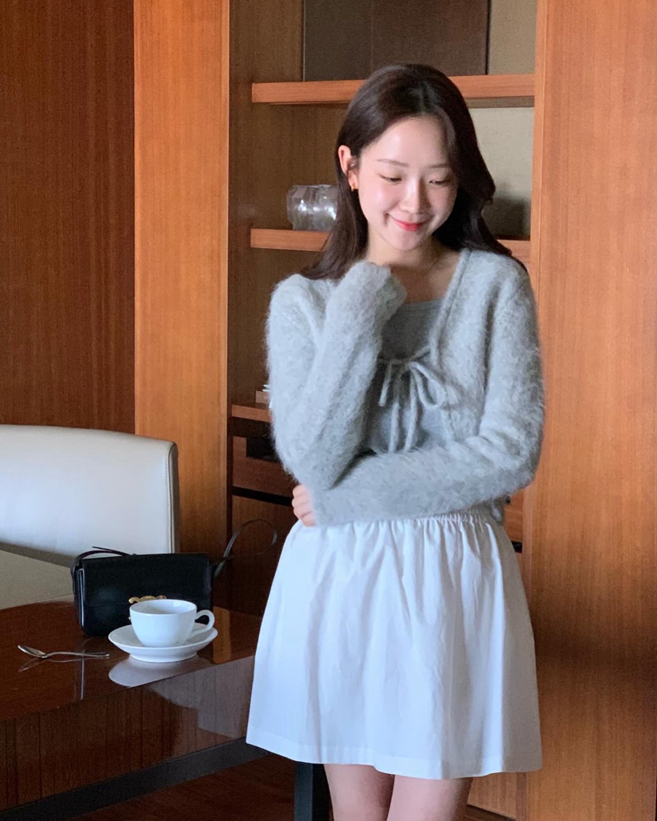 레이지 알파카 볼레로 가디건 상세 이미지 2