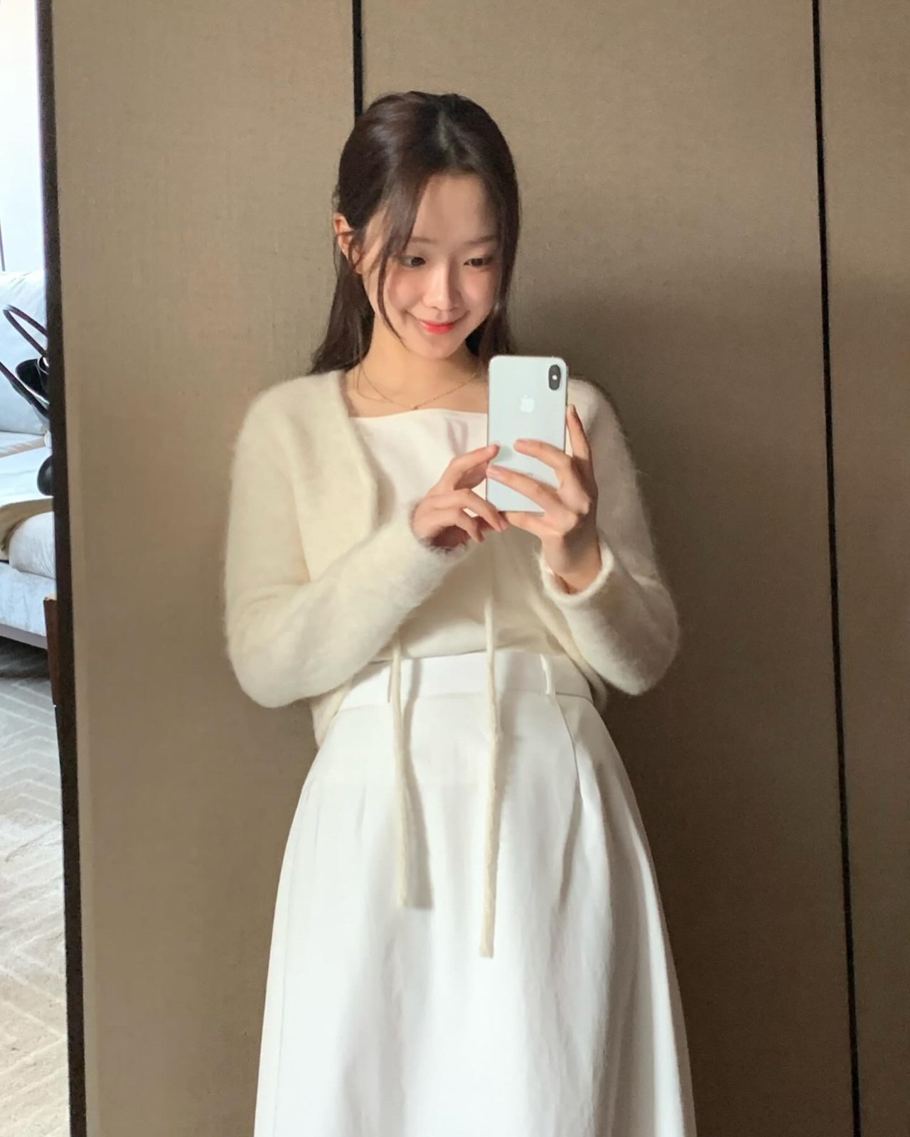레이지 알파카 볼레로 가디건 상세 이미지 5