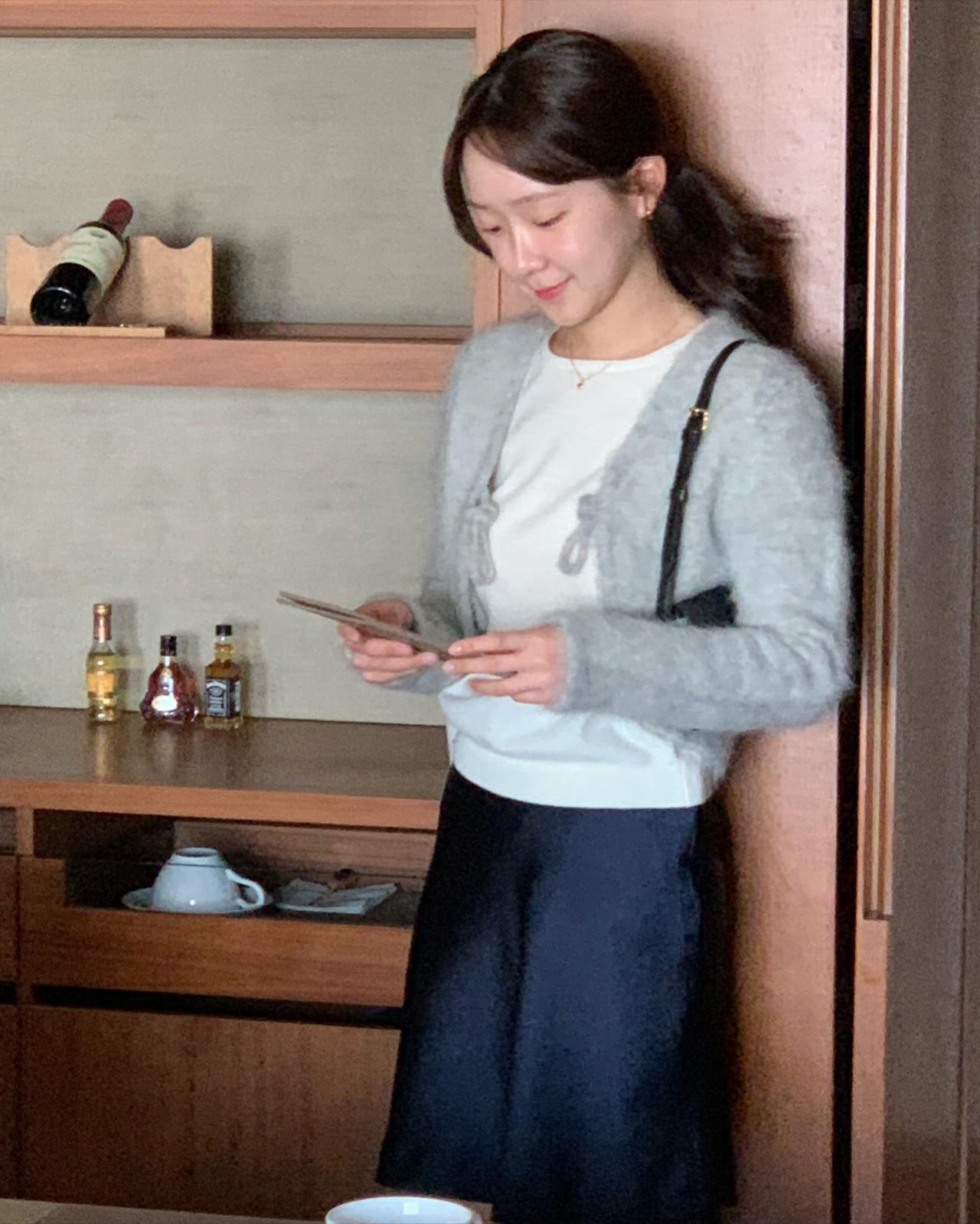 레이지 알파카 볼레로 가디건 상세 이미지 8