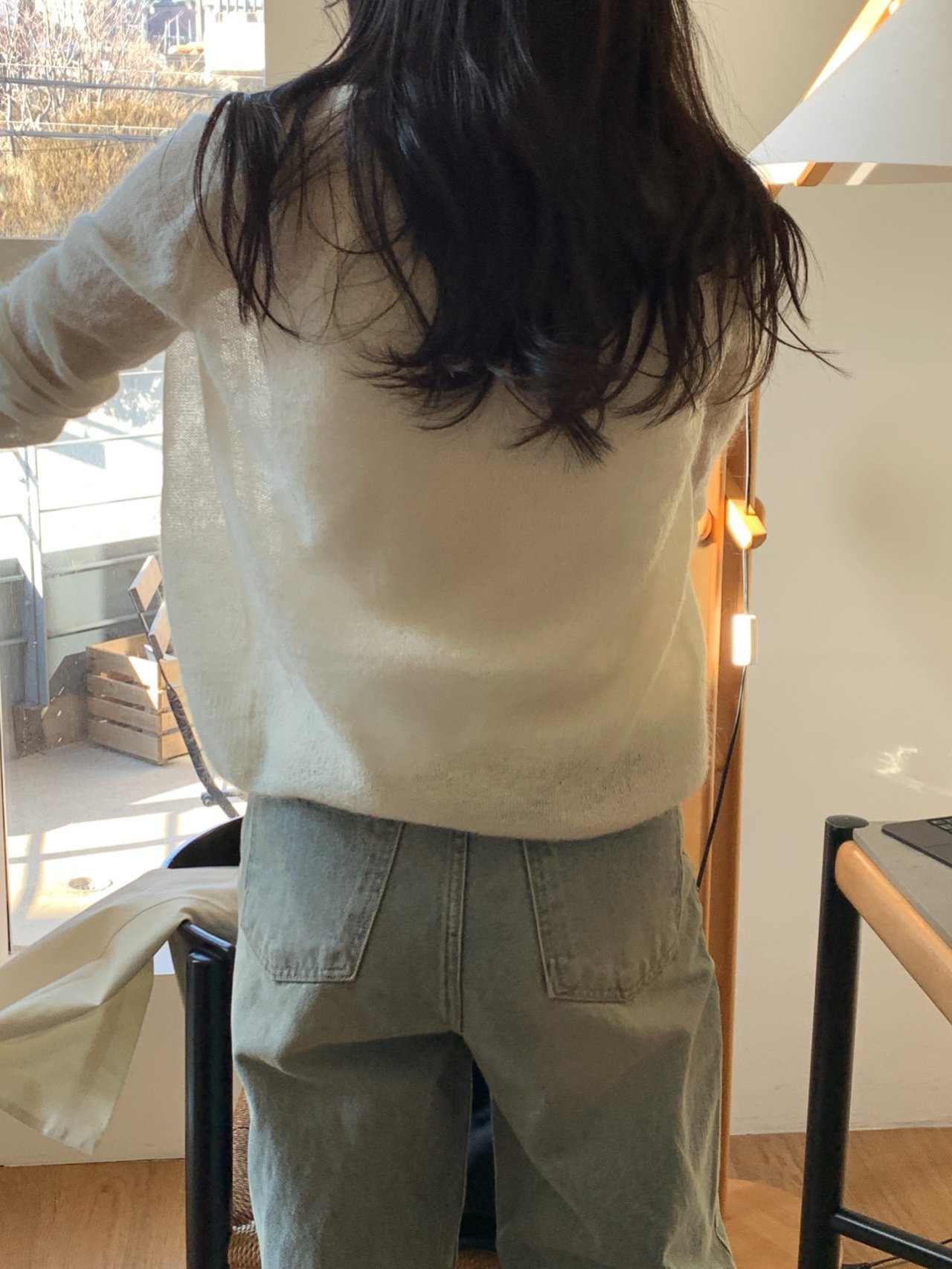 레이지 키드모헤어 가디건 상세 이미지 3