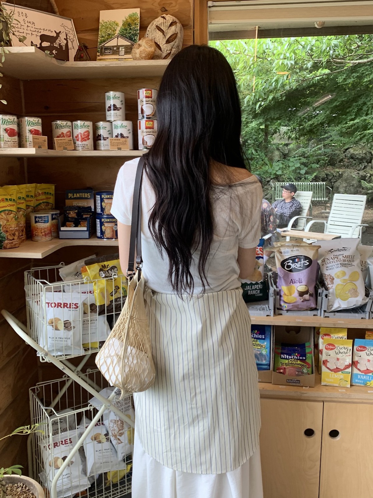 레나 오프숄더 티셔츠 상세 이미지 8