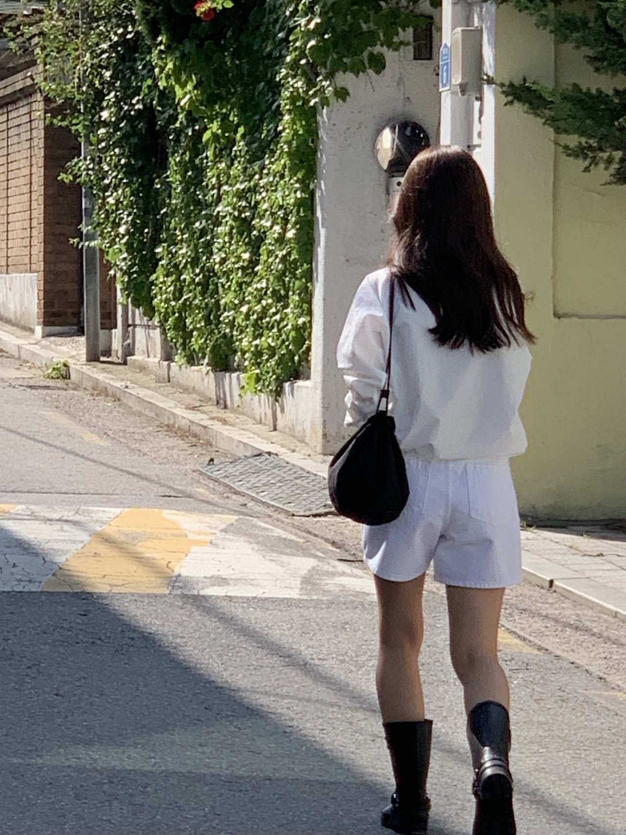 르네 시어서커 하이넥 블루종 상세 이미지 8