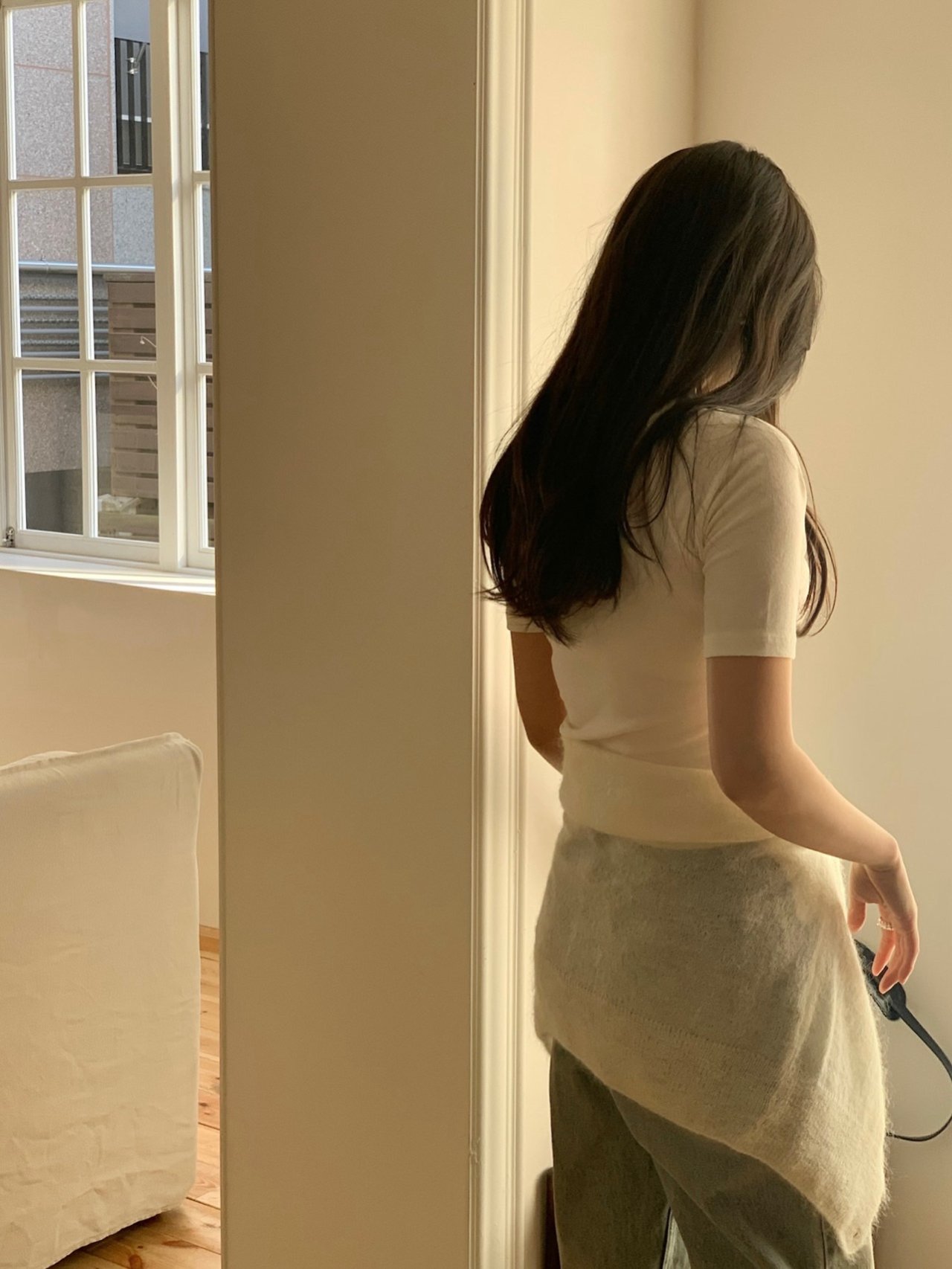 레터 나그랑 반팔 티셔츠 상세 이미지 3