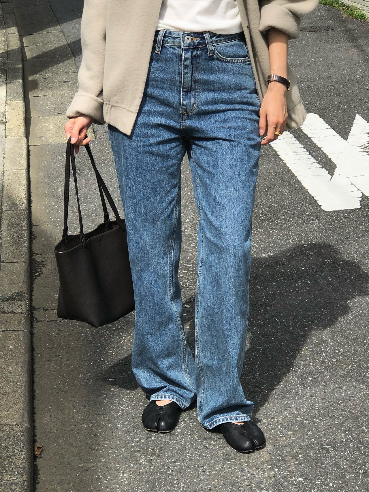 리엔 스트레이트핏 데님 팬츠