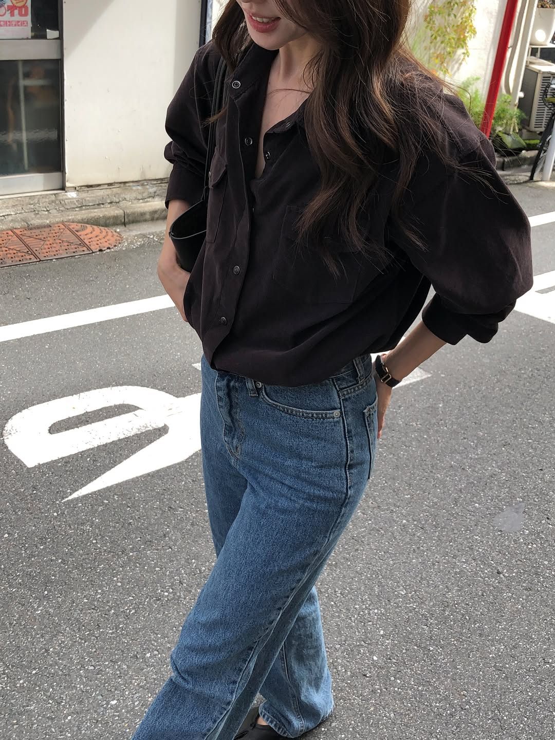 리엔 스트레이트핏 데님 팬츠 상세 이미지 4