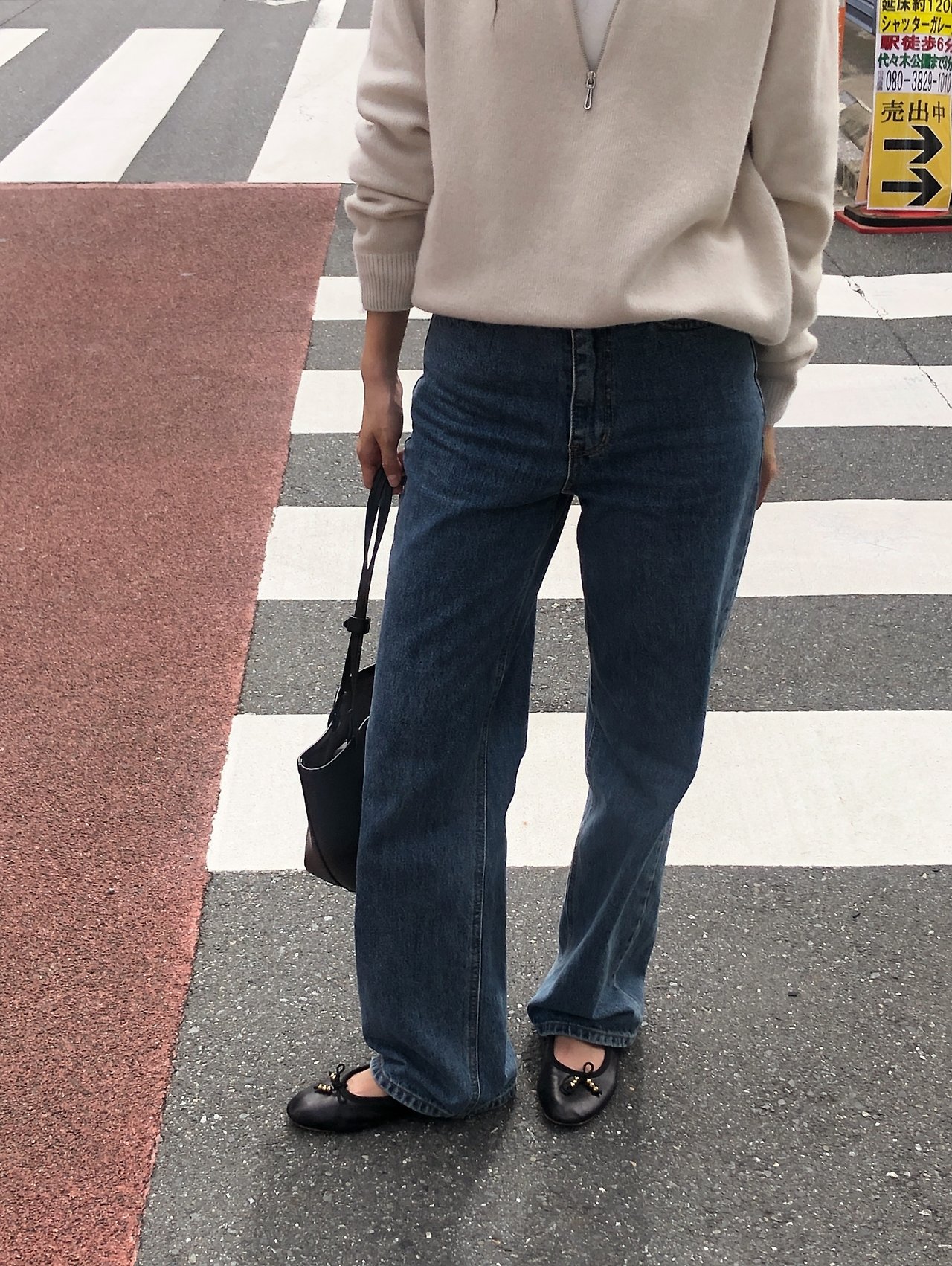 리엔 스트레이트핏 데님 팬츠 상세 이미지 9