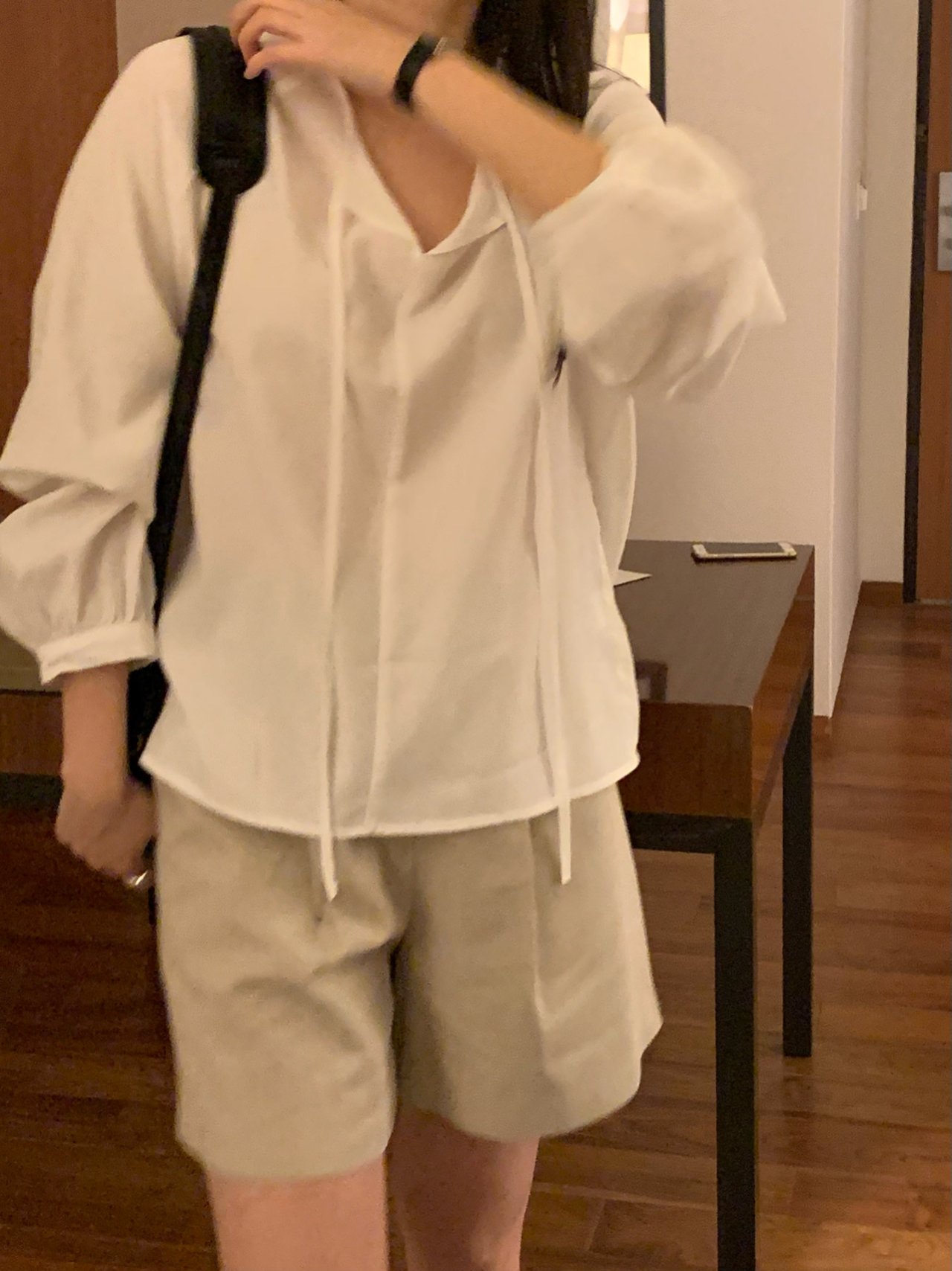 로하 리본 블라우스 상세 이미지 2