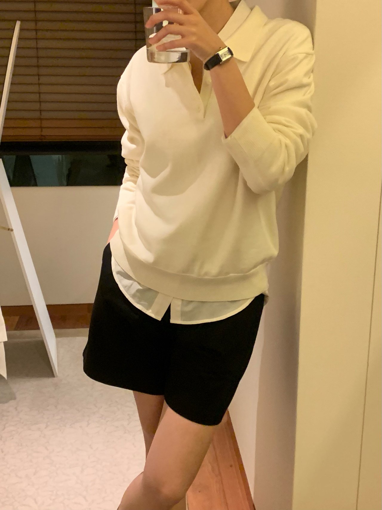 런던 코튼 카라 니트 상세 이미지 8