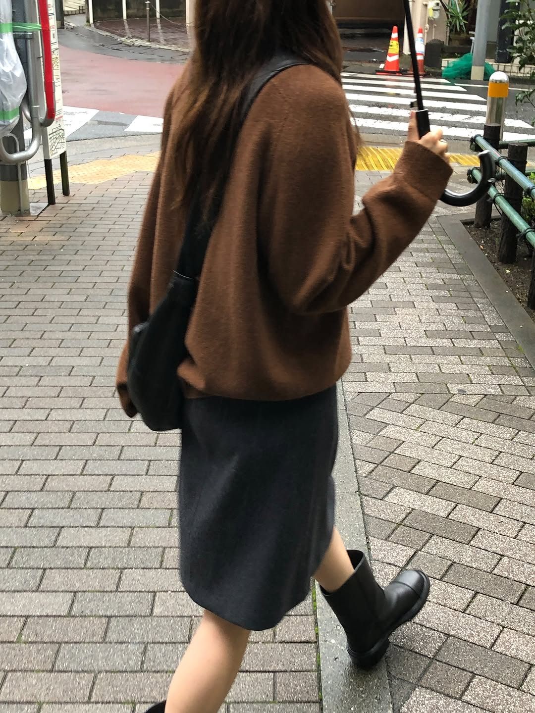 로레인 캐시미어 홀가먼트 하프 집업 니트 상세 이미지 2