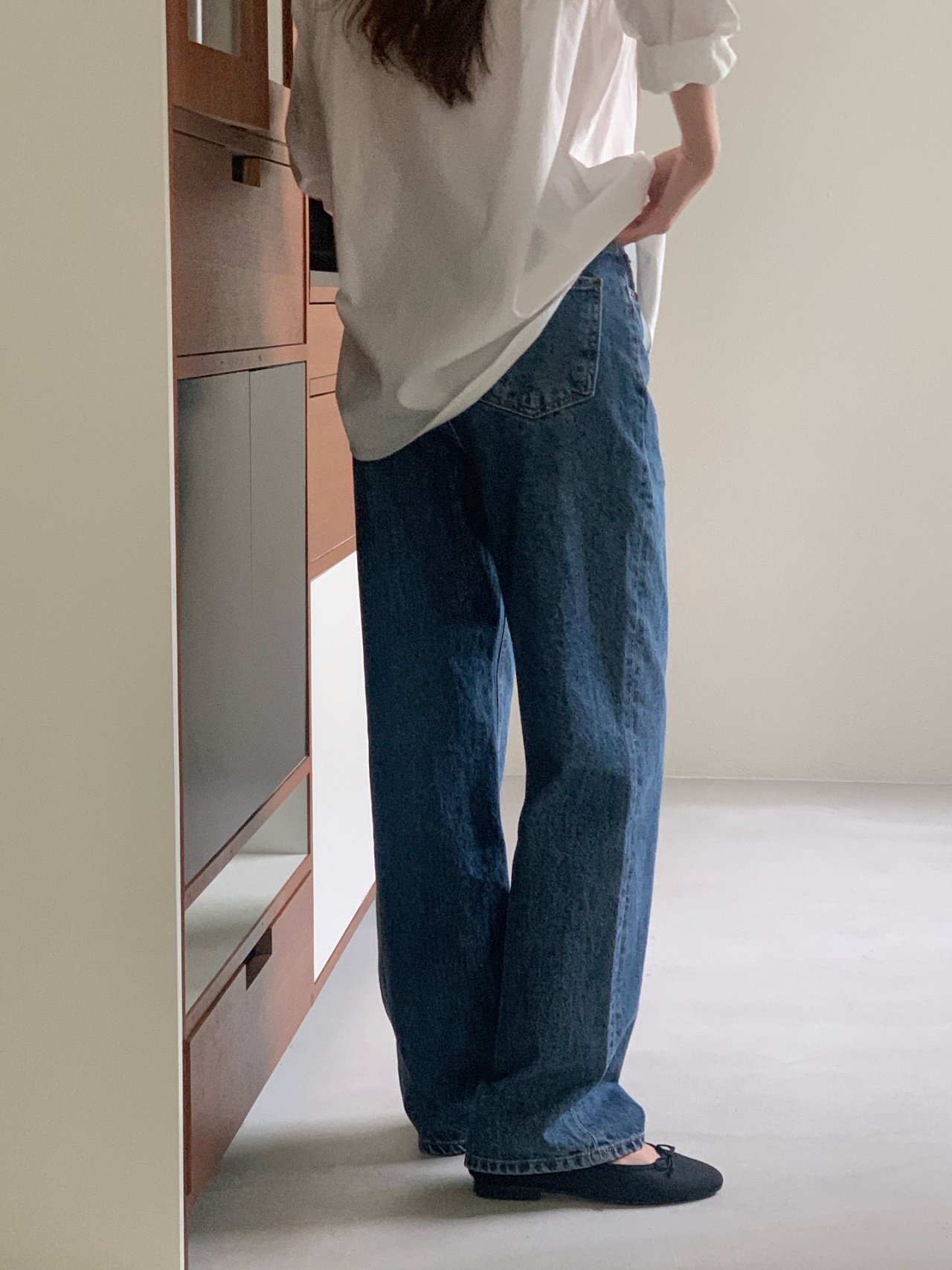 루이지 스트레이트 데님 상세 이미지 6