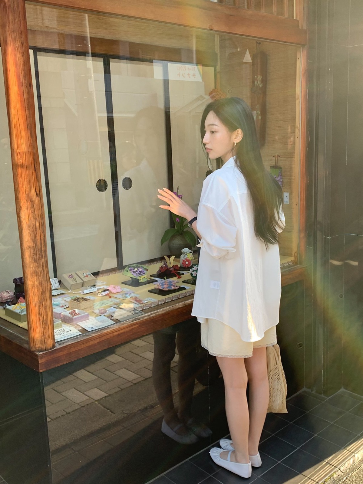 로우 포켓 박스 셔츠 상세 이미지 2