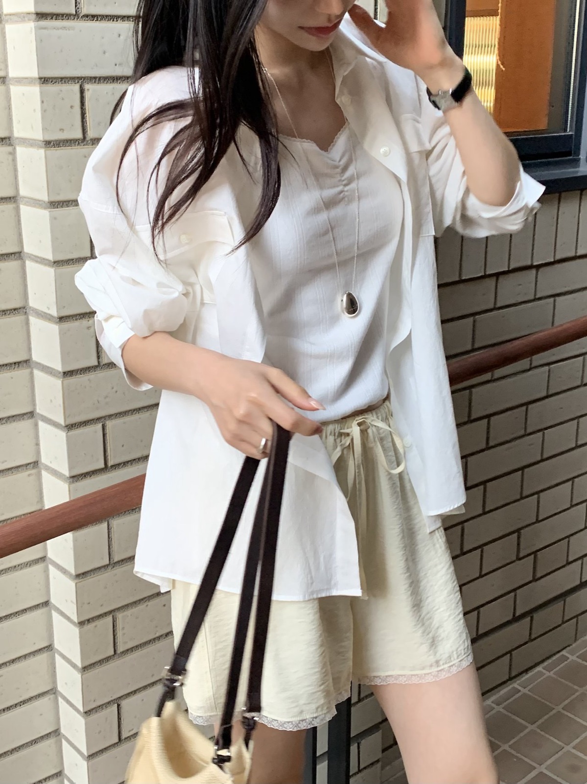 로우 포켓 박스 셔츠 상세 이미지 6