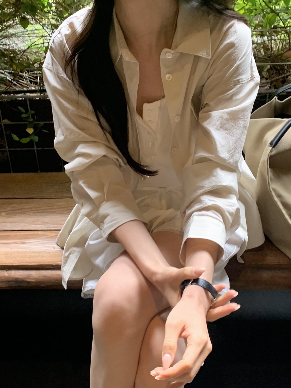 로우 포켓 박스 셔츠 상세 이미지 10