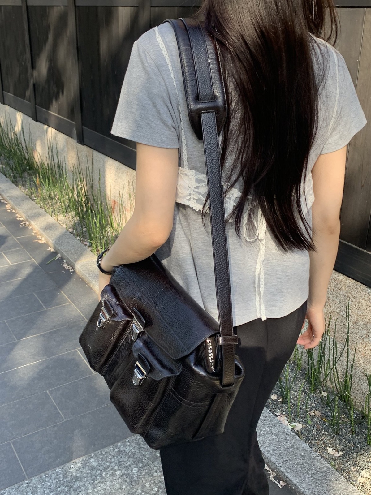 루시에 크롭 반팔 티셔츠 상세 이미지 5