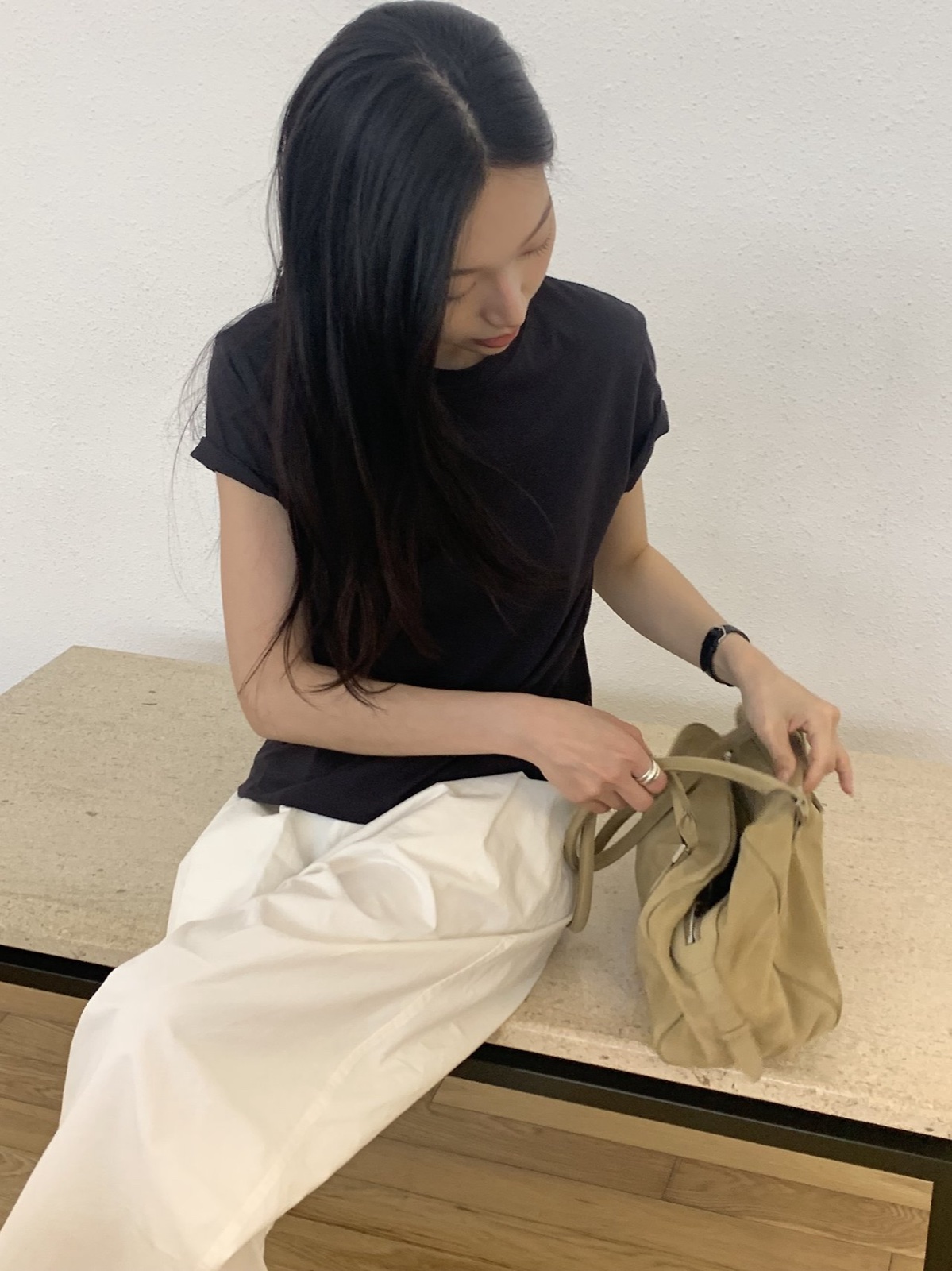 루시에 크롭 반팔 티셔츠 상세 이미지 7