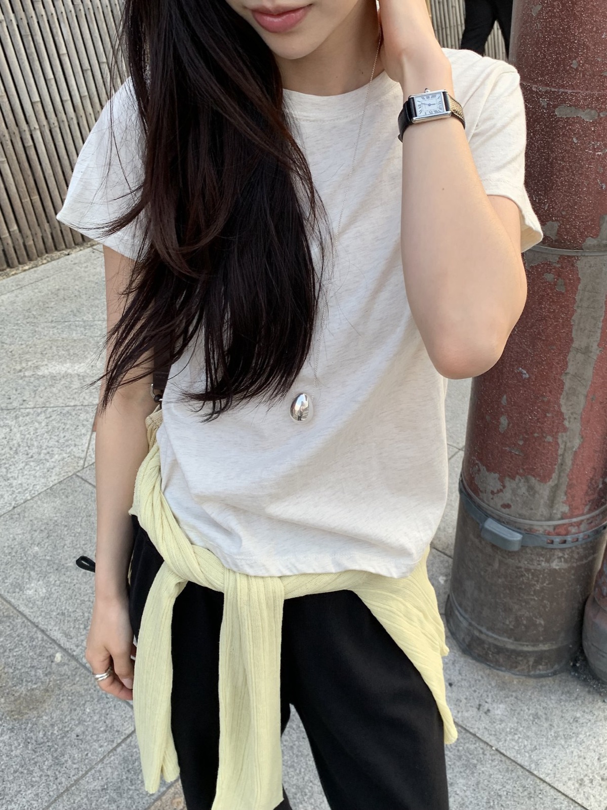 루시에 크롭 반팔 티셔츠 상세 이미지 10