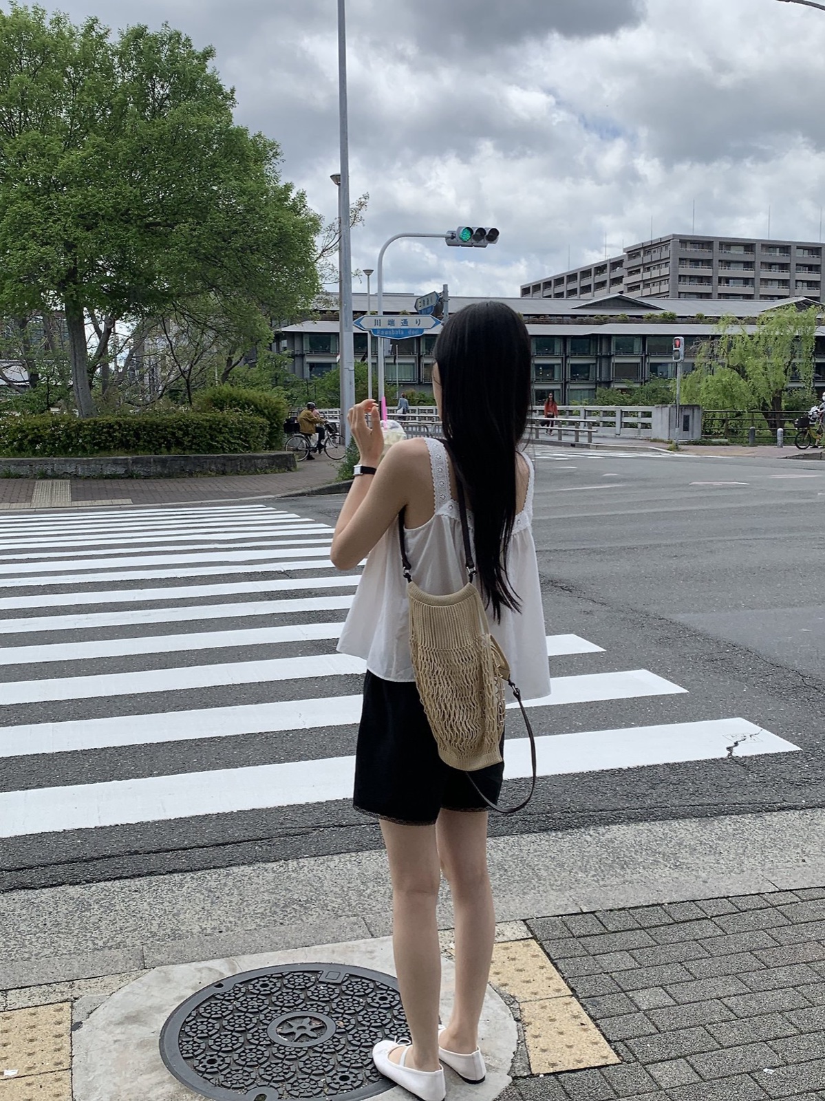 루미 스퀘어넥 레이스 슬리브리스 상세 이미지 11