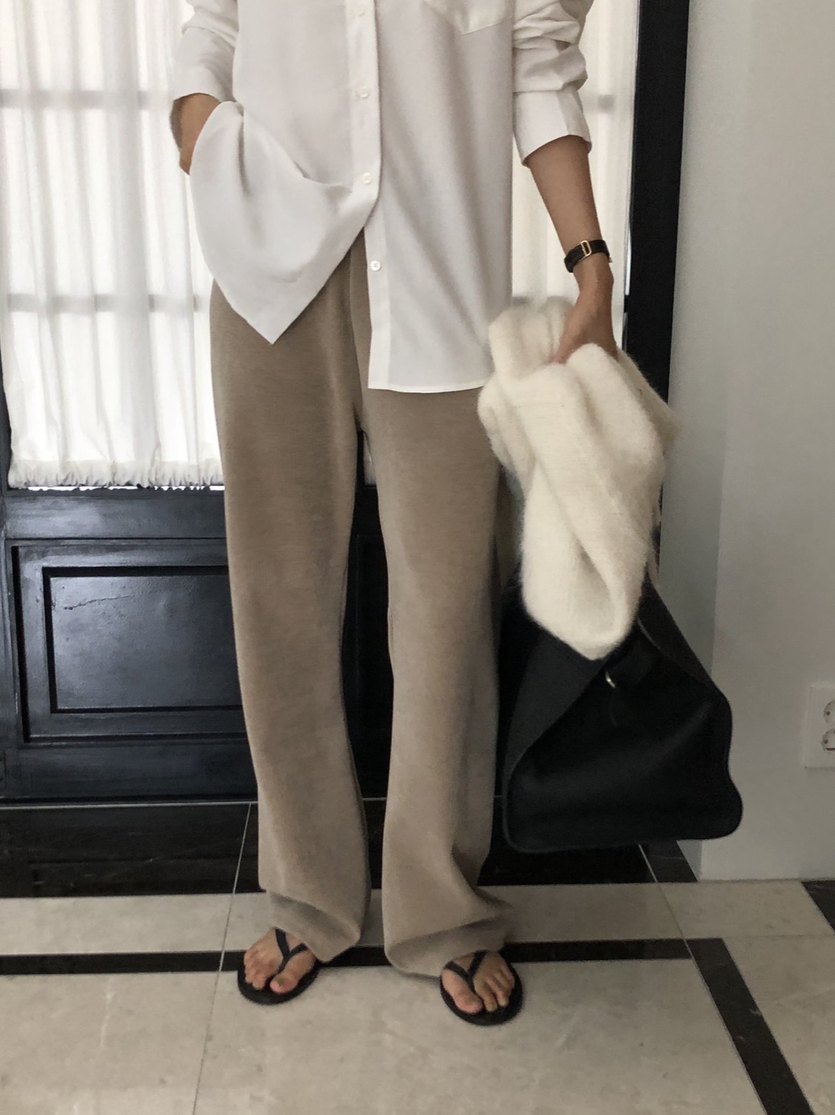 루미에 피치 텐셀 셔츠 상세 이미지 1