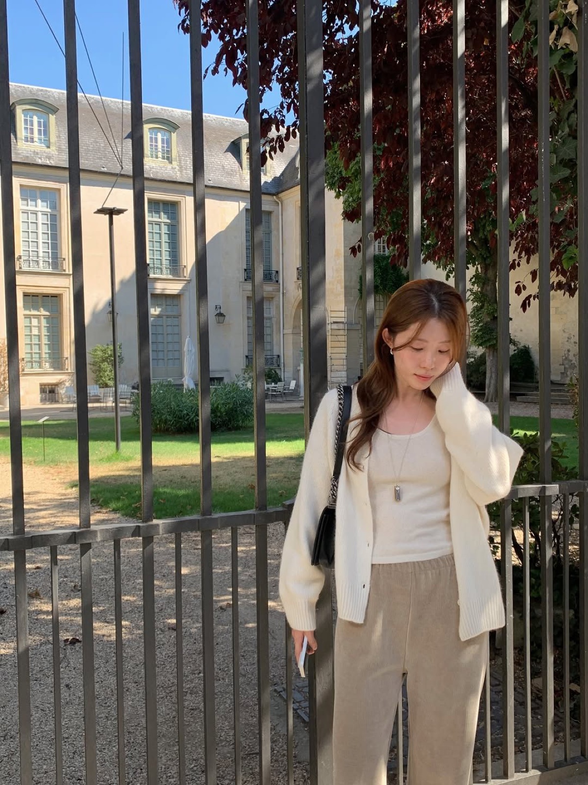 룬 폭스 라운드 홀가먼트 가디건 상세 이미지 5
