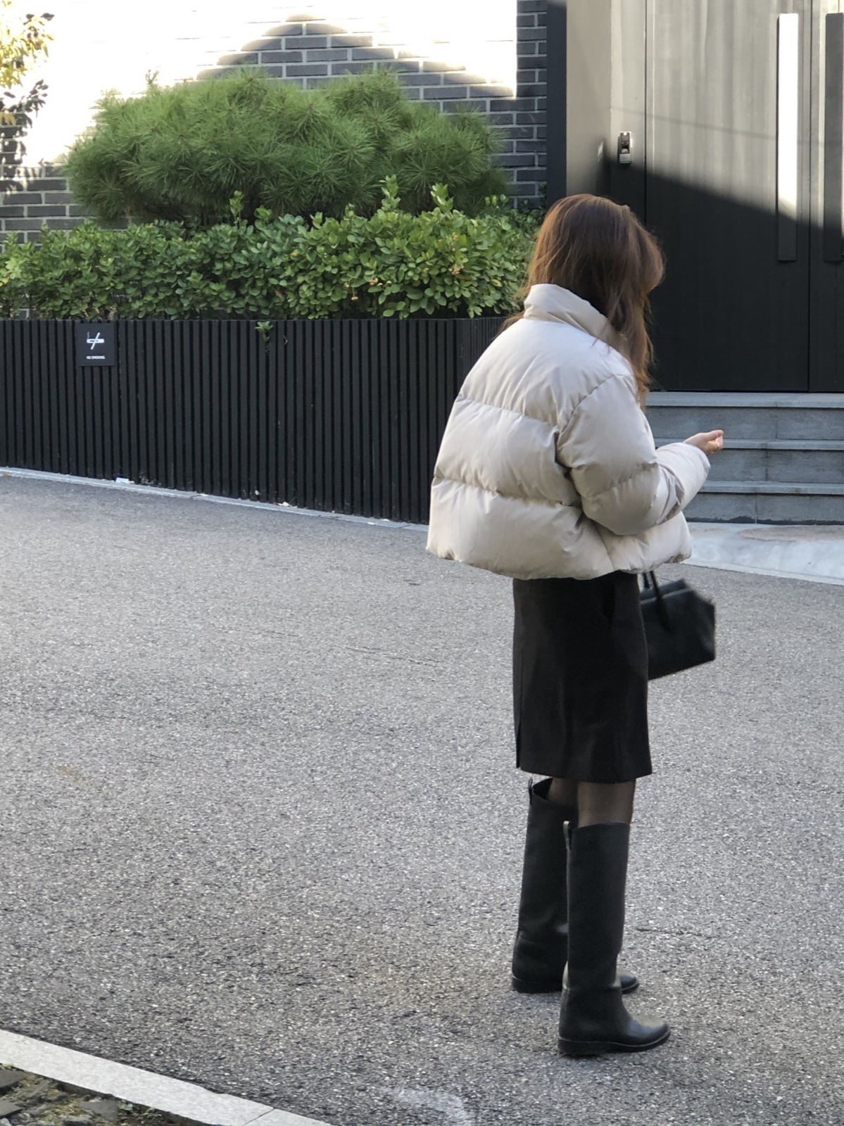 루제 울 미디 스커트 상세 이미지 9