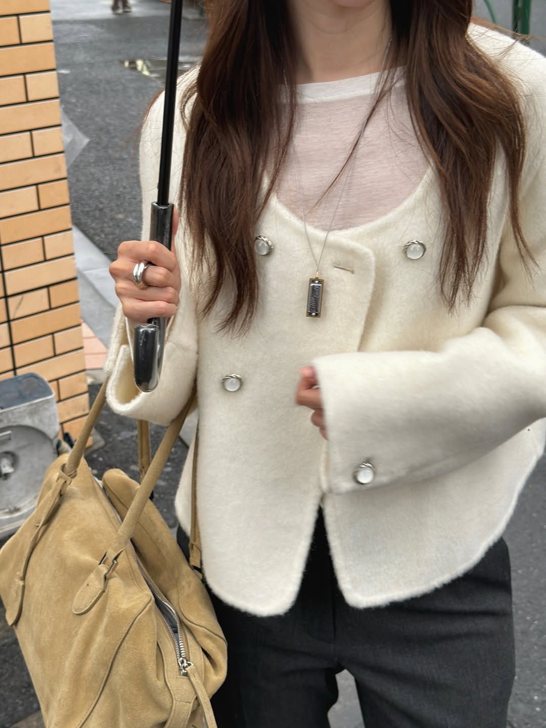 마엘 더블 숏 핸드메이드 자켓 상세 이미지 3