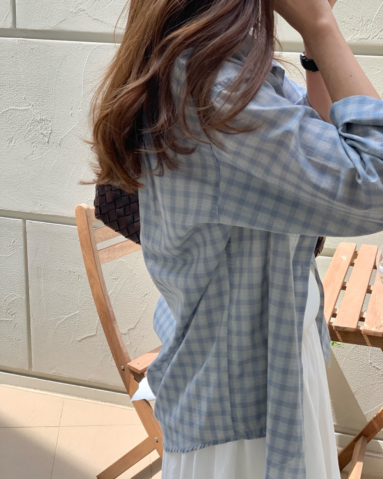 몰타 썸머 타탄체크 셔츠 상세 이미지 6