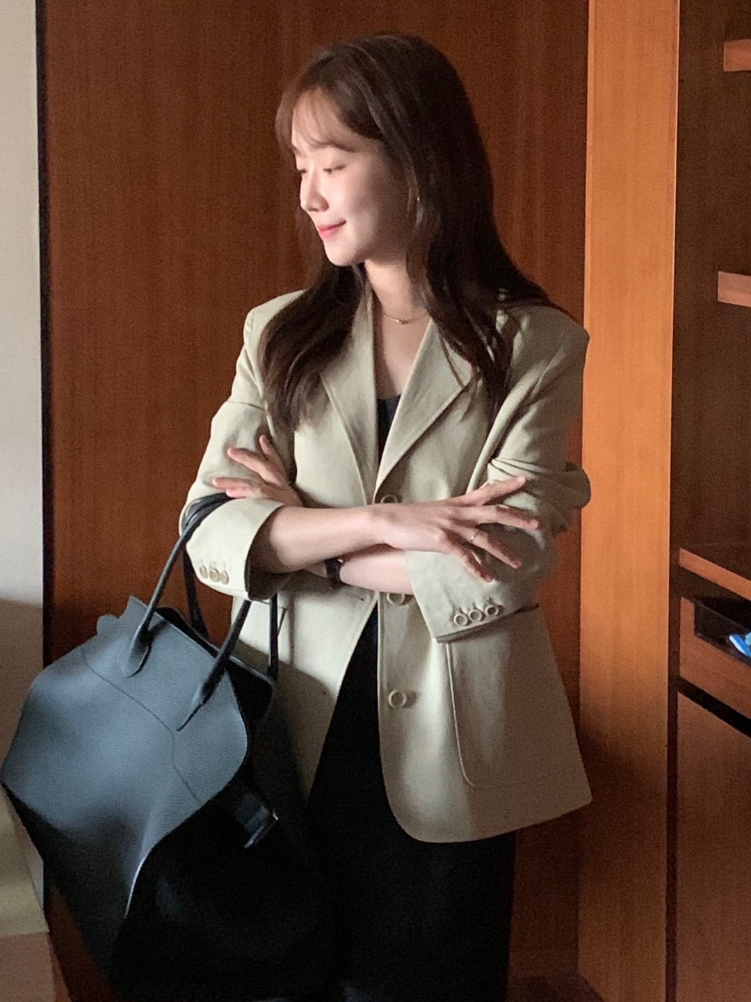마가렛 린넨 블레이저 자켓 상세 이미지 2